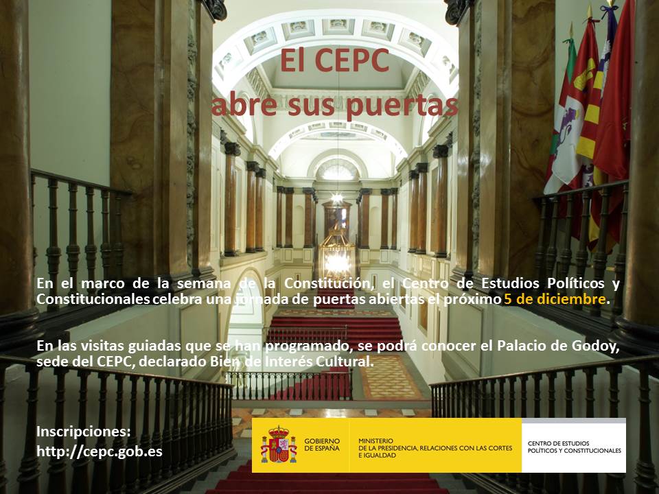 El Centro de Estudios Políticos y Constitucionales abre las puertas de su sede, el Palacio de Godoy