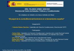 El papel de la Junta Electoral Central en el ordenamiento español