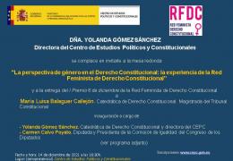 Mesa redonda y entrega del I Premio 6 de diciembre de la Red Feminista de Derecho Constitucional