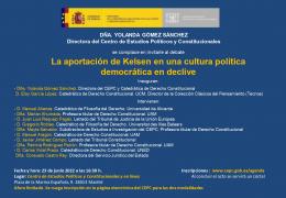 Debate "La aportación de Kelsen en una cultura política democrática en declive"