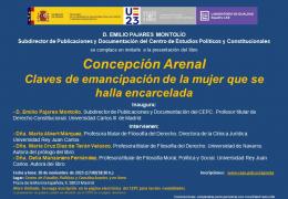Presentación del libro "Concepción Arenal. Claves de emancipación de la mujer que se halla encarcelada"(20/11/2023)